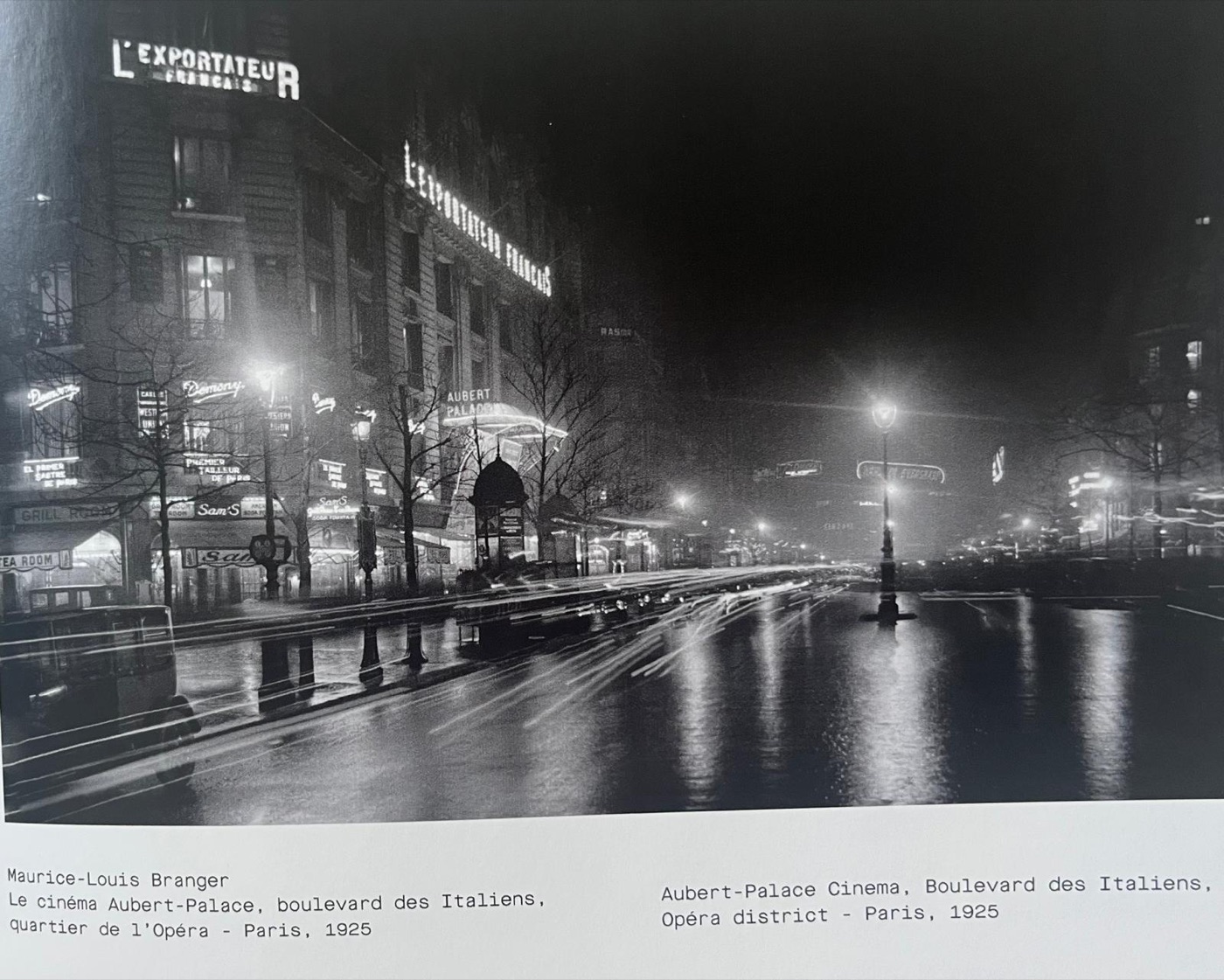Le cinéma Aubert-Palace, boulevard des Italiens, 1925