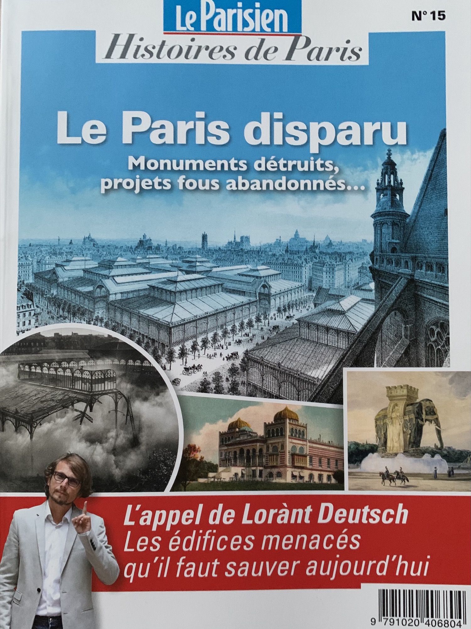 Couverture du magazine Le Parisien — Histoires de Paris, « Le Paris disparu »