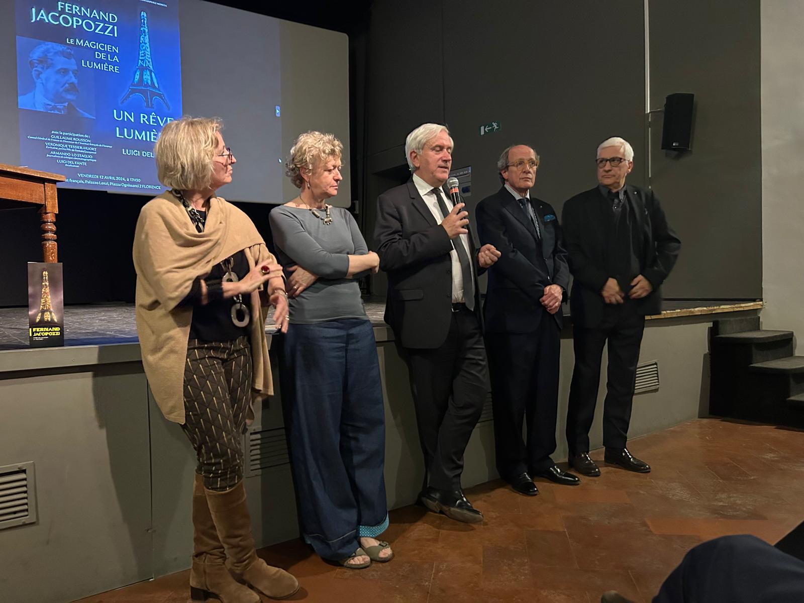 Conférence au consulat de France, Florence