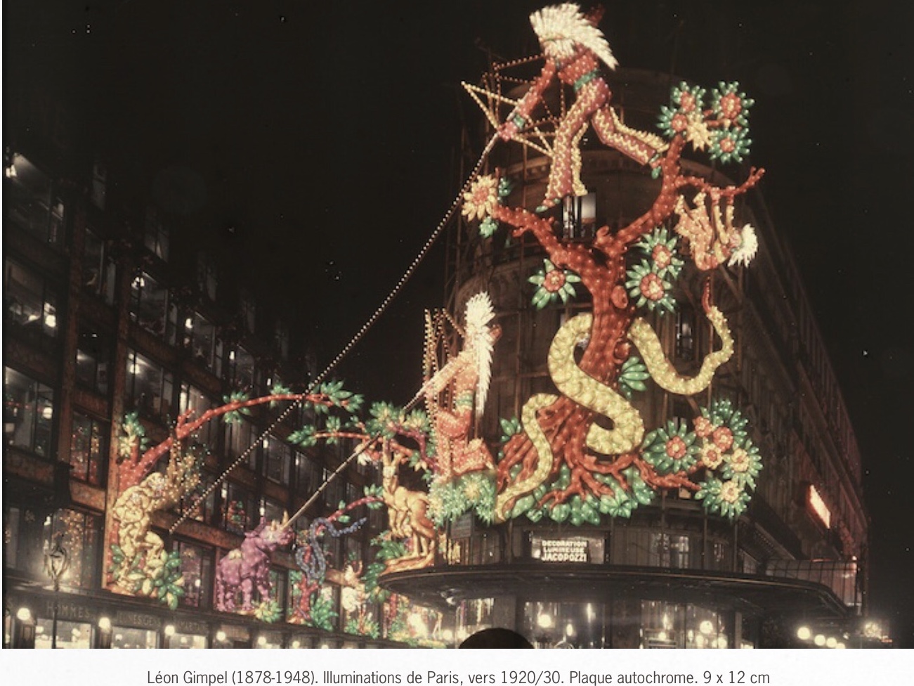 Illuminations grands magasins — Archives Jacopozzi